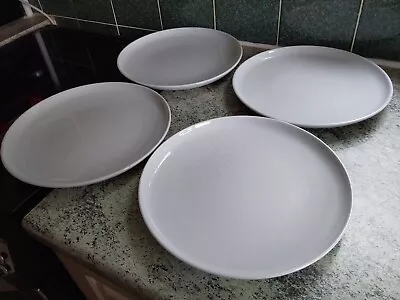 Buy 4 Jamie Oliver Royal Worcester Pukka White On White Dinner Plates 27cm • 34.99£