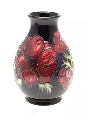 Buy Moorcroft Vase  Anemone Design (19cms High) Signed WM Crisp Decoration Vintage • 160£