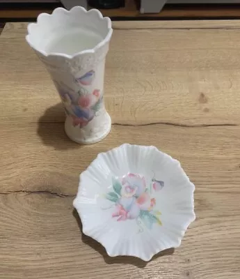 Buy Ansley Fine Bone China Vase And Plate • 50£