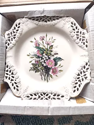 Buy Royal Creamware Limited Edition Wild Roses Dinner - Wall - Plate  Vintage • 16£
