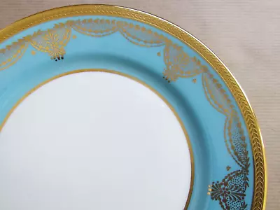Buy Aynsley China Agincourt 176 Turquoise Pattern Side Plates (10928) • 9.50£