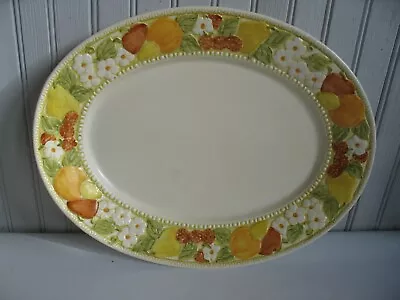 Buy  PR Vintage Metlox Vernon Ware DELLA ROBBIA 14 1/2  Oval Serving Platters • 13.56£