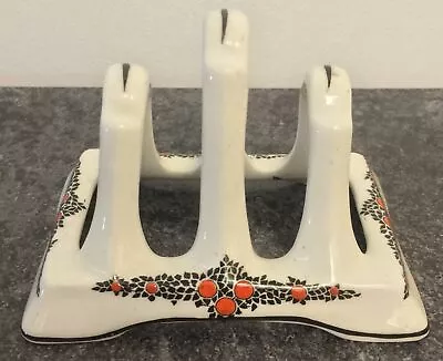 Buy EXCELLENT Art Deco 1930s CROWN DUCAL A1211 ORANGE TREE TOAST RACK • 30£