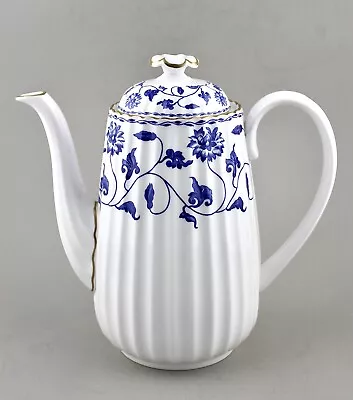 Buy Spode England Fine Bone China Blue Colonel Large Coffee Pot Y6235 1st Mint!  • 75£