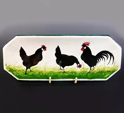 Buy Rare, Early Wemyss (rh&s Period) Black Leghorn Cockerel Pottery Pen Tray • 195£