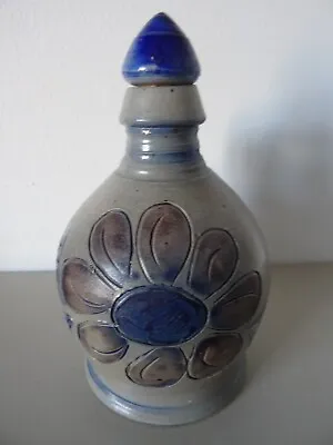 Buy Vintage German Salt Glazed Handled Flask • 9.50£