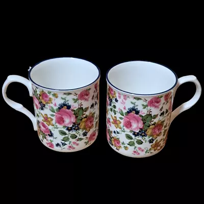 Buy Sadler Olde Chintz Mugs X2 Tea Coffee Cups Vintage  • 12.99£