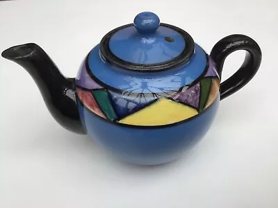 Buy Watcombe Torquay Ware Pottery Jazz Tea Pot Imp • 10£