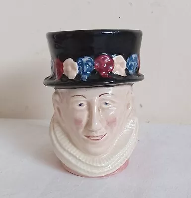 Buy Vintage Melba Ware Beefeater Character Toby Jug 10cm Tall H. Wain & Sons • 9.99£