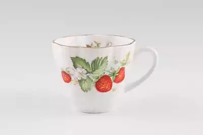 Buy Queens - Virginia Strawberry Gold Edge Swirl Embossed - Coffee Cup - 247927G • 12.95£