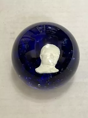 Buy Vintage Paperweight President William Mckinley St.Clair 1971 Art Glass • 27.96£