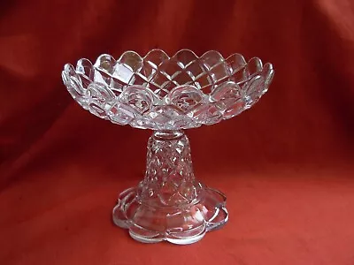 Buy BACCARAT ANTIQUE FRENCH MOLDED CRYSTAL PEDESTAL DISH,EARLY 20th CENTURY. • 158.43£