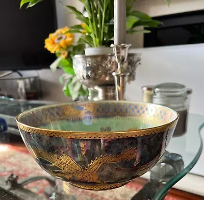 Buy Wedgwood Fairyland Lustre 'Celestial Dragons' Large Bowl Daisy Makeig-Jones 1920 • 77£