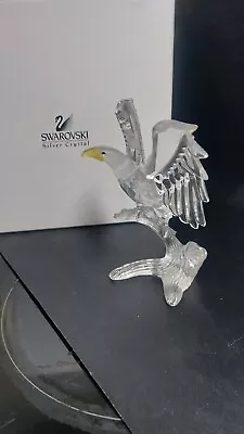 Buy RARE Retired Swarovski Crystal Bald Eagle 248003 Boxed Mint Condition • 60£