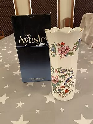 Buy New In Box Aynsley Pembroke Bone China Mayfair Tall Vase • 15£