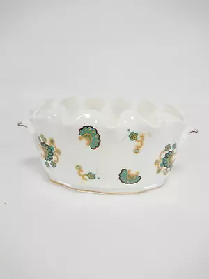 Buy Vintage Rare Minton Titania Fine Bone China Ruffled Bowl Made In England • 7.99£