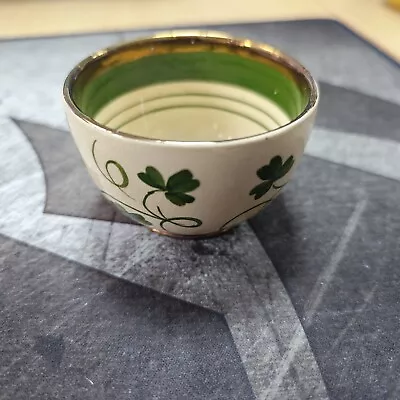 Buy WADE Small Bowl Shamrock ☘️ Clover Hand Painted Copper Lustre Harvest Ware • 3.99£