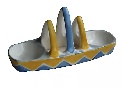 Buy Hancock's Ivory Ware Toast Rack Hand Painted Jazz Design • 9.99£