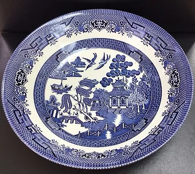 Buy Staffordshire Churchill Pottery Blue Willow Pattern • 4£