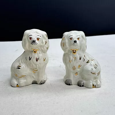 Buy Vintage Beswick Porcelain Staffordshire Dogs Small Collectible Ornaments • 9.99£