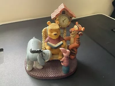 Buy Disney Simply Pooh Winnie & Friends Clock Figurine Once Upon A Time Acre Wood. • 5£