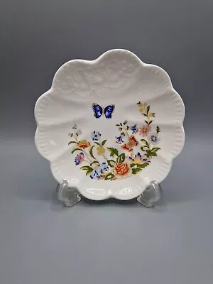 Buy Aynsley Fine Bone China  Cottage Garden  Trinket Dish With Scalloped Edge • 7£