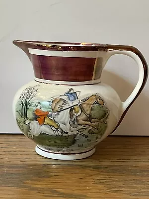 Buy Grays Pottery Horse Rider Hand Painted Porcelain Creamer Stoke On Trent England • 13.07£