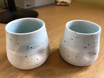 Buy 2 Hand Thrown Pottery Beakers • 15£