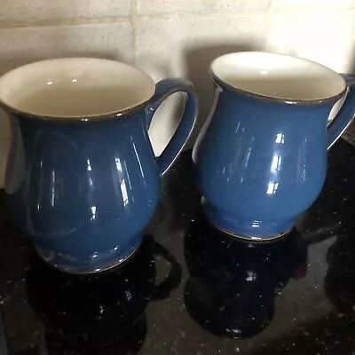Buy 2 X Denby Boston Blue Craftsman Mugs • 14.50£