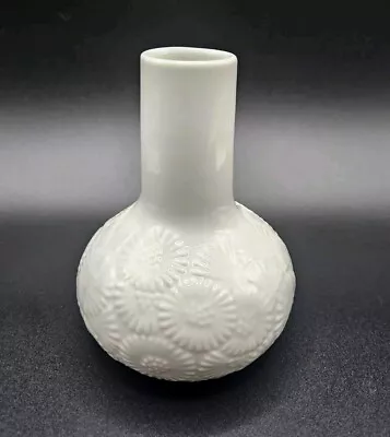 Buy Vintage Porcelain Thomas Rosenthal Germany White Daisy Flower Bud Vase 4” • 14.91£
