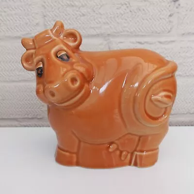 Buy Wade Ceramic Money Box Bank - Cute Brown Cow. • 7£