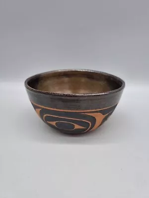 Buy A Canada Northwest Coast Artist Judy Cranmer Cree Pottery Vessel Haida Design • 55£