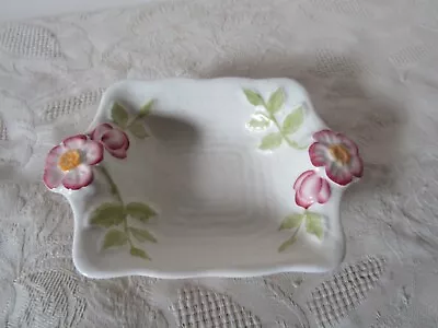 Buy Vintage Retro Shorter & Son Handled Dish Bowl Pink Dog Rose 14cm X 10cm • 9.99£