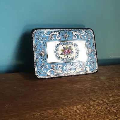 Buy Wedgewood Florentine Turquoise Trinket Dish/ Jewellery Box, English Bone China • 72£