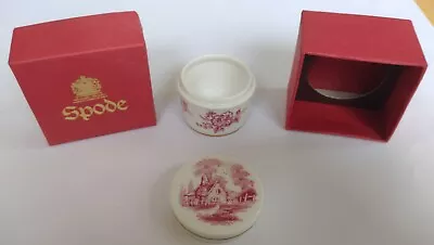 Buy Vintage Spode Pink Cottage Trinket Box 250th Anniversary England Bone China • 12£