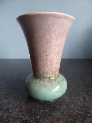 Buy Sylvac No 674 - Mottled Vase - Pink / Brown / Green • 6.99£