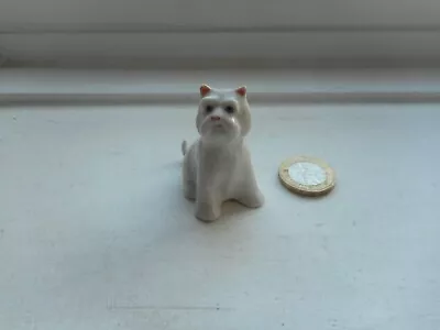 Buy West Highland White Terrier - Beautiful Miniature Pottery Westie - Sitting Dog • 4.20£