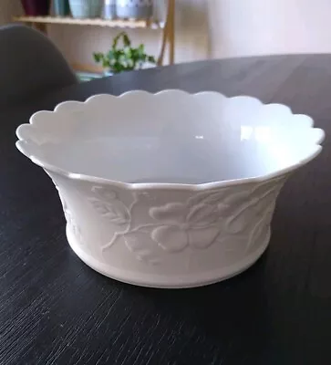 Buy Vintage 1970's Ak Kaiser W.germany White Porcelain Bisque Dish / Planter -m.frey • 22.99£