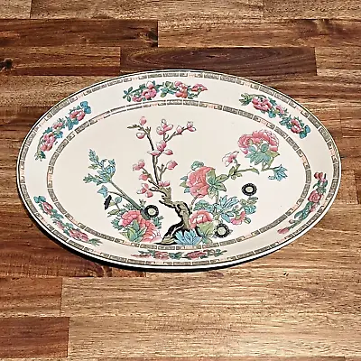 Buy Antique England John Maddock & Sons Oval Serving Platter Indian Tree 15  • 37.27£