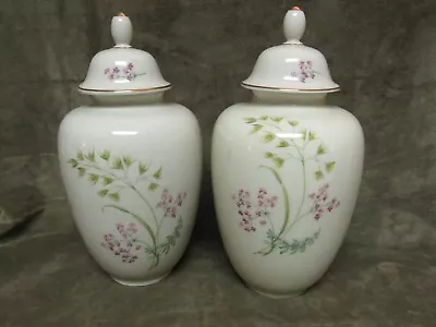 Buy Vint Fine China Porcelain Bavaria Germany Floral Ginger Jar Lot Hand Decorated • 159.83£