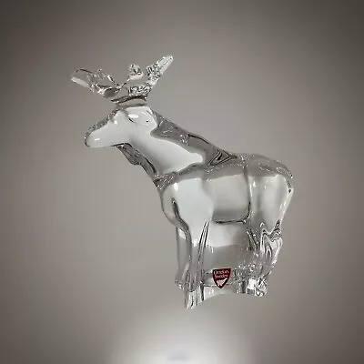 Buy Orrefors Art Glass Reindeer Sweden,  14cms Tall • 19£
