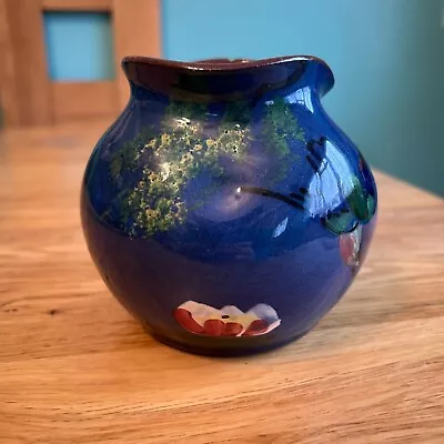 Buy Vintage Torquay Ware Blue Pot Or Small Vase • 8.99£