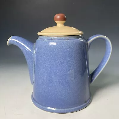 Buy Vintage DENBY Pottery Juice Blue, Yellow & Green Teapot • 19.95£