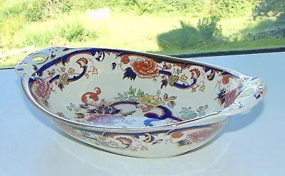 Buy Masons Ironstone  Mandalay Blue 1 X Oval Serving Dish 25cm • 15£