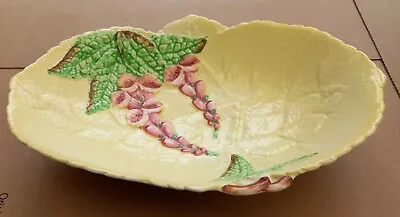 Buy Vintage Carlton  Ware Australian Design  Yellow Oval Leaf Dish • 8£