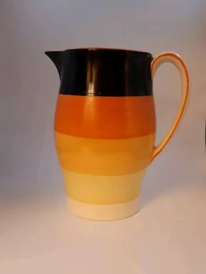Buy Gray’s Pottery.Early SUSIE COOPER 1920'S.Tall Jug 4450E Banded Orange,yellow Etc • 65£