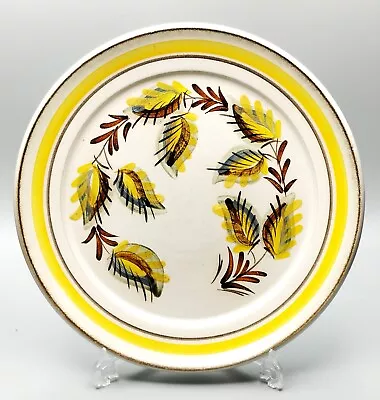 Buy Vintage 1970s Denby Glyn Ware 10  (25.5cm) Diameter Hand Painted Dinner Plate #1 • 11.99£