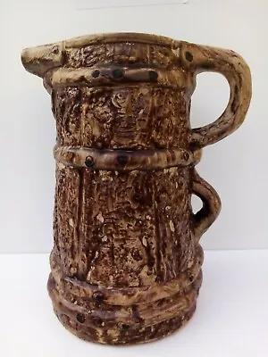 Buy Vintage Hillstonia Pottery Stoneware Handmade Jug, Water Pitcher • 6.99£