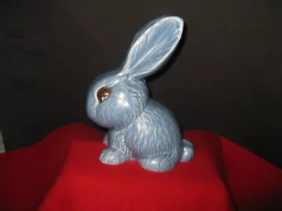 Buy Vintage SylvaC Blue Snub-Nosed Seated Rabbit Figure – 21.5cm 1027 • 198£