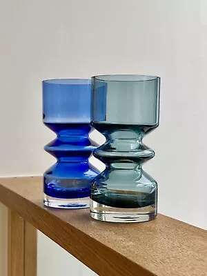 Buy Riihimaki Ice Blue Glass Vase Tamara Aladin 1472 • 79.99£